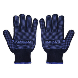 Supplier of Ameriza Double Side Dotted Gloves KNDDA, Blue in Dubai