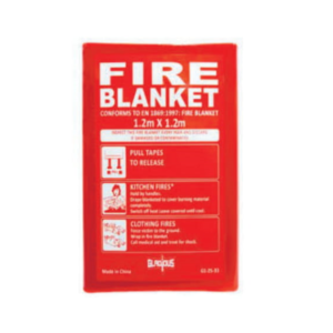 Supplier of Gladious Flash Small PVC Box Fire Blanket 1.2 x 1.2 Meter in Dubai