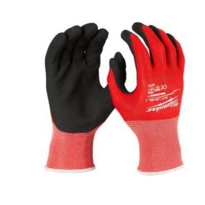 Supplier of Milwaukee Cut Level 1 Nitrile Dipped Gloves in Dubai