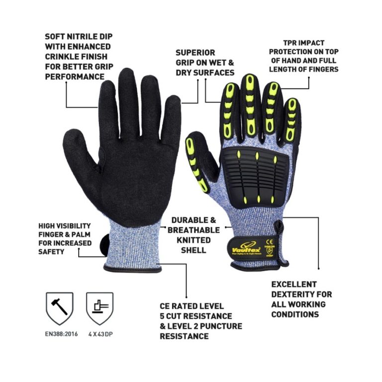 Impact Resistant Gloves Cut 5 Safety Store