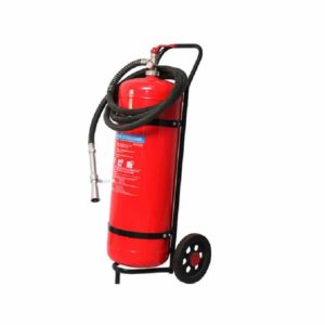 Supplier of Flametech FT03-042B-00 25 KG Dry Powder Fire Extinguisher Trolley in UAE